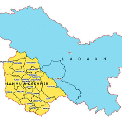 Jammukashmir Ladakh Map